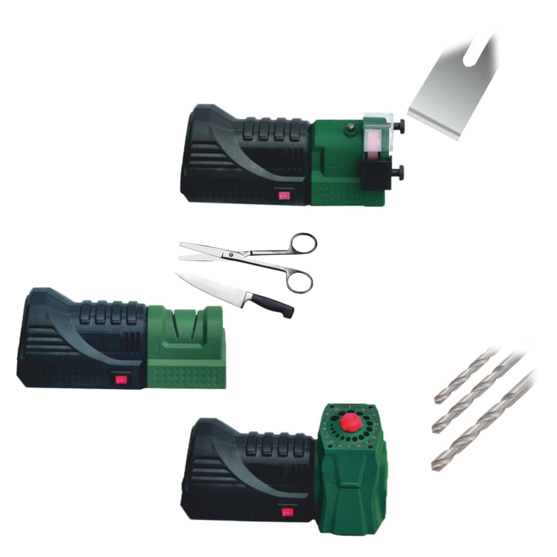 Casa si Gradina - Constructii - Scule electrice si accesorii - Scule multifunctionale si accesorii - Masina de ascutit 3 IN 1 Troy 17058, 110 W, 1500 rpm - Infinity.ro