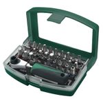 Casa si Gradina - Constructii - Scule electrice si accesorii - Seturi si accesorii pentru gaurit si insurubat - Trusa de biti Mannesmann 29705, 32 piese - Infinity.ro