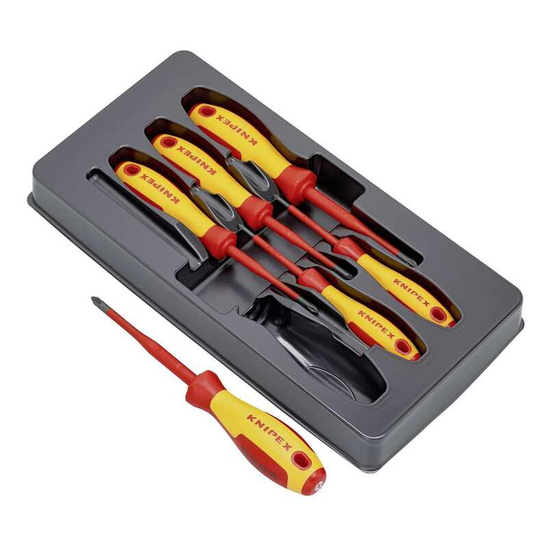 Casa si Gradina - Constructii - Scule de mana si unelte - Surubelnite - Set surubelnite electrician Knipex 00 20 12 V03, 6 piese - Infinity.ro