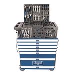 Casa si Gradina - Constructii - Depozitare, transport si protectie - Organizatoare si cutii scule - Carucior portabil cu scule TW1100 Scheppach 5909304901, 7 sertare, 70 piese - Infinity.ro