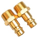 Casa si Gradina - Sanitare - Instalatii hidro - Fitinguri - Set conectori aer comprimat cu filet exterior AG Guede 41026, 3/8", 2 bucati - Infinity.ro