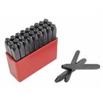 Casa si Gradina - Constructii - Scule de mana si unelte - Accesorii scule de mana - Set poansoane de marcat litere Mannesmann 244-04, 4 mm, 26 piese - Infinity.ro