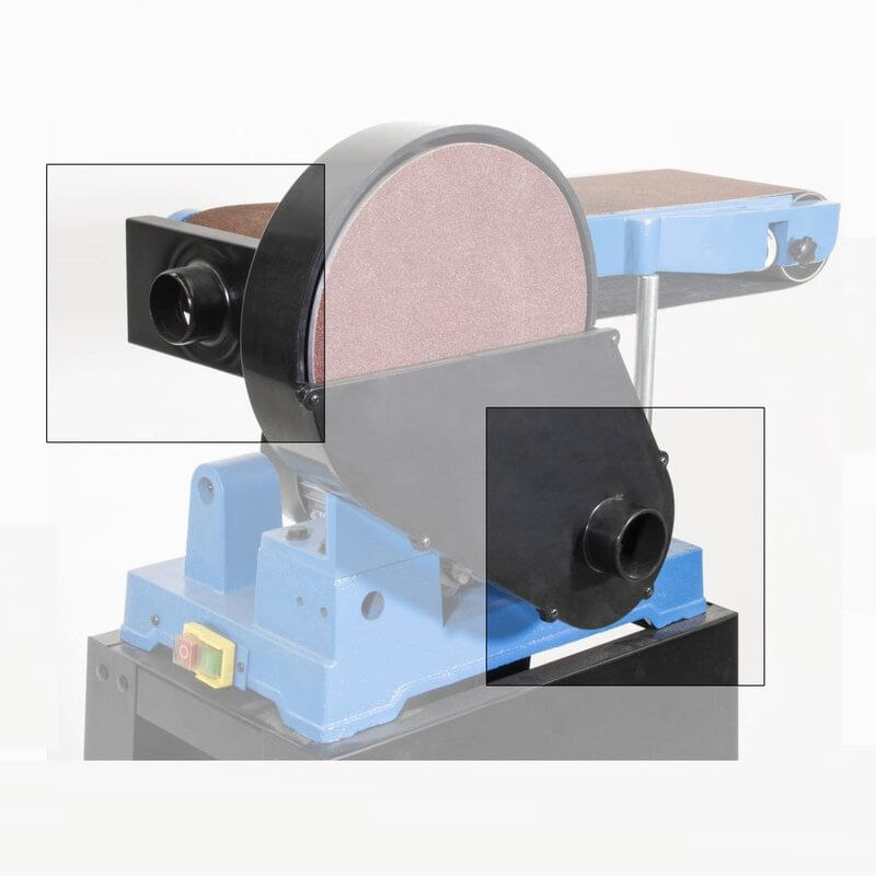 Casa si Gradina - Constructii - Scule electrice si accesorii - Slefuitoare - Masina de slefuit cu banda si disc plus stativ GBTS1100 Guede 38352, 1100 W, 1500 rpm - Infinity.ro