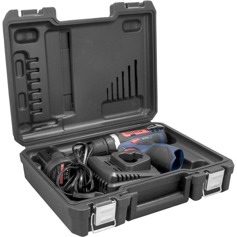 Casa si Gradina - Constructii - Scule electrice si accesorii - Masini de gaurit si insurubat - Masina de gaurit si insurubat cu acumulatorBS 12-201-20K Gude 58602, 12 V, 2 Ah - Infinity.ro