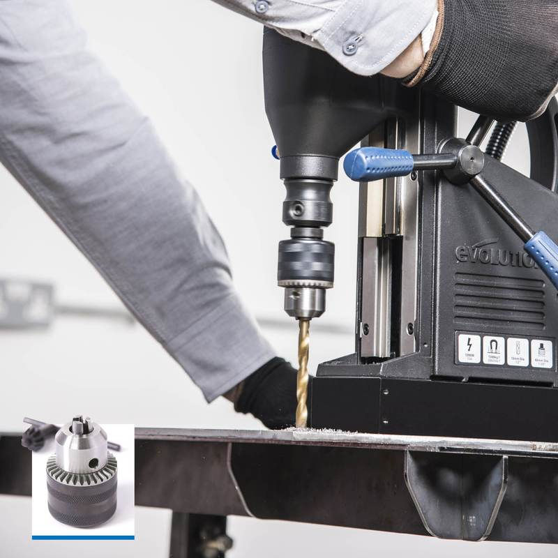 Casa si Gradina - Constructii - Scule electrice si accesorii - Masini de gaurit si insurubat - Masina de gaurit cu coloana cu stand magnetic EVOMAG28 Evolution 090-0008, 1200 W, Ø28 mm - Infinity.ro