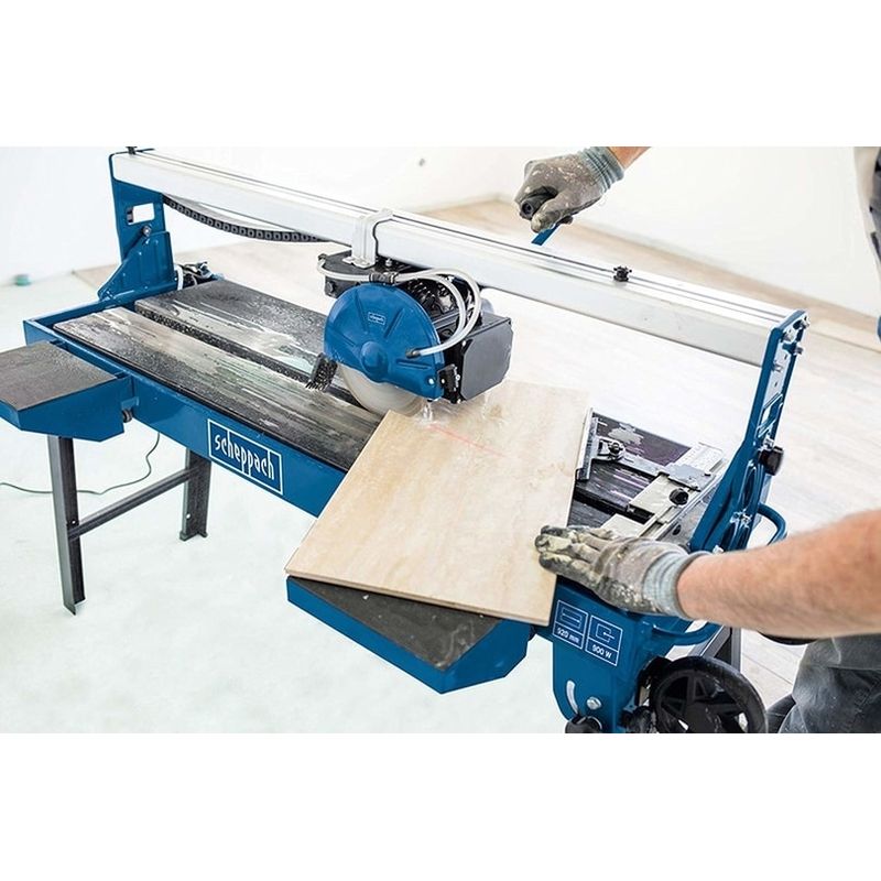 Casa si Gradina - Constructii - Gresie si faianta - Accesorii gresie si faianta - Masina de taiat marmura, piatra si travertin cu sistem de racire pe apa FS3600 Scheppach 5906706901, 900 W, Ø200 mm - Infinity.ro