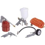 Casa si Gradina - Constructii - Vopsea si tencuieli - Pistoale si sisteme de vopsit si tencuit - Pistol de vopsit cu aer comprimat Mannesmann 1527, Ø1.5 mm, set - Infinity.ro