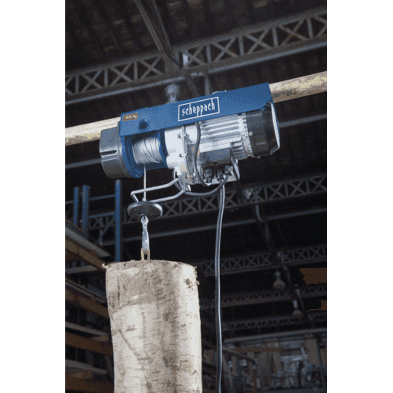 Casa si Gradina - Constructii - Depozitare, transport si protectie - Echipamente pentru transport si ridicat - Scripete electric HRS400 Scheppach 4906905000, 780 W, 200-400 Kg - Infinity.ro