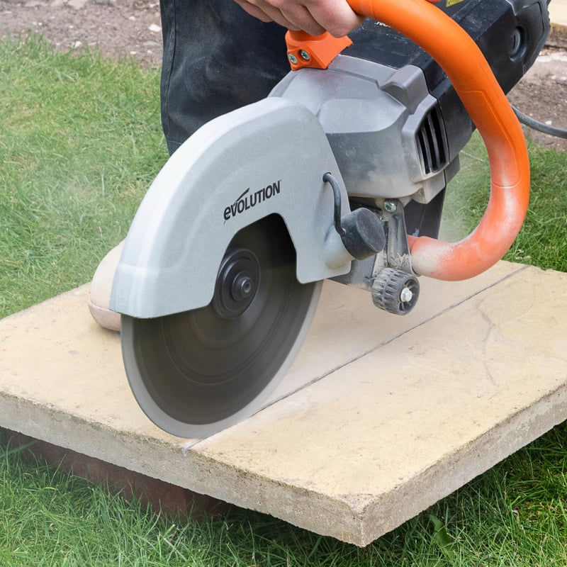 Casa si Gradina - Constructii - Scule electrice si accesorii - Accesorii fierastraie electrice - Disc pentru fierastrau circular, taiere marmura, piatra Evolution RAGEBLADE355D, Ø355x25.4 mm - Infinity.ro