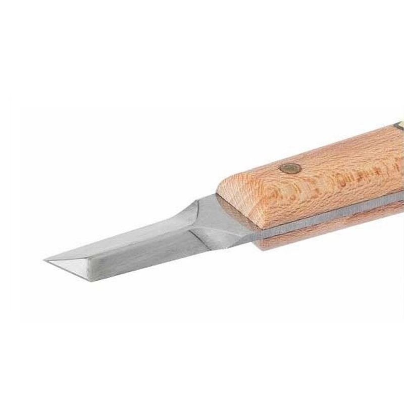 Sport si Outdoor - Camping - Cutite, bricege si accesorii - Cutite si bricege - Cutit cu lama dreapta si ascutis oblic dublu pentru sculptura in lemn Kirschen 3361000, 140 mm - Infinity.ro