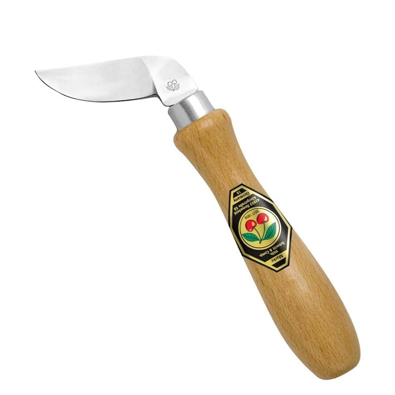 Sport si Outdoor - Camping - Cutite, bricege si accesorii - Cutite si bricege - Cutit cu lama indoita pentru sculptura in lemn Kirschen 3360000, 140 mm - Infinity.ro