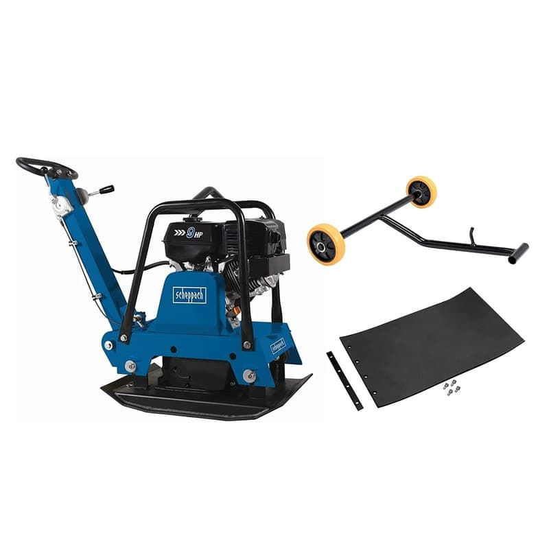 Casa si Gradina - Constructii - Utilaje constructii - Placi compactoare - Placa compactoare pe benzina HP3000S Scheppach 5904605903, 9 Cp - Infinity.ro
