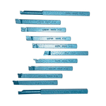 Casa si Gradina - Constructii - Scule electrice si accesorii - Scule multifunctionale si accesorii - Set de cutite pentru strunjire metal de diferite forme Guede 40312, 11 piese - Infinity.ro