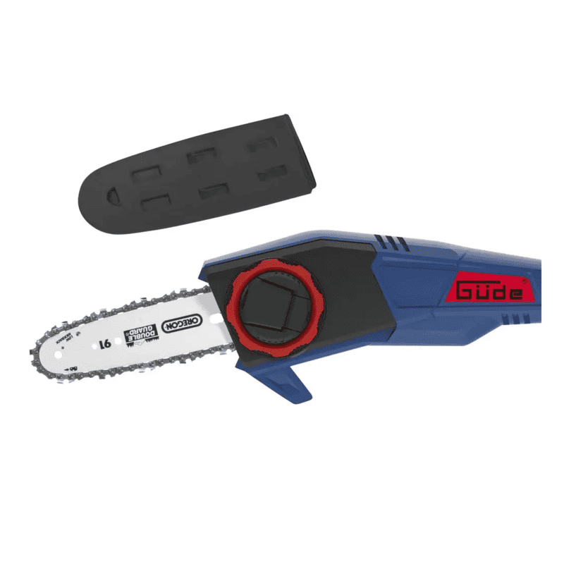 Casa si Gradina - Gradinarit si plante - Utilaje gradina - Fierastraie cu lant - Fierastrau telescopic cu acumulator si incarcator AST 18-201-05 Guede 58594, 18 V, 2 Ah - Infinity.ro