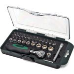 Casa si Gradina - Constructii - Scule electrice si accesorii - Seturi si accesorii pentru gaurit si insurubat - Trusa combinata de biti si capete tubulare de 1/4 Mannesmann 29891, 38 piese - Infinity.ro