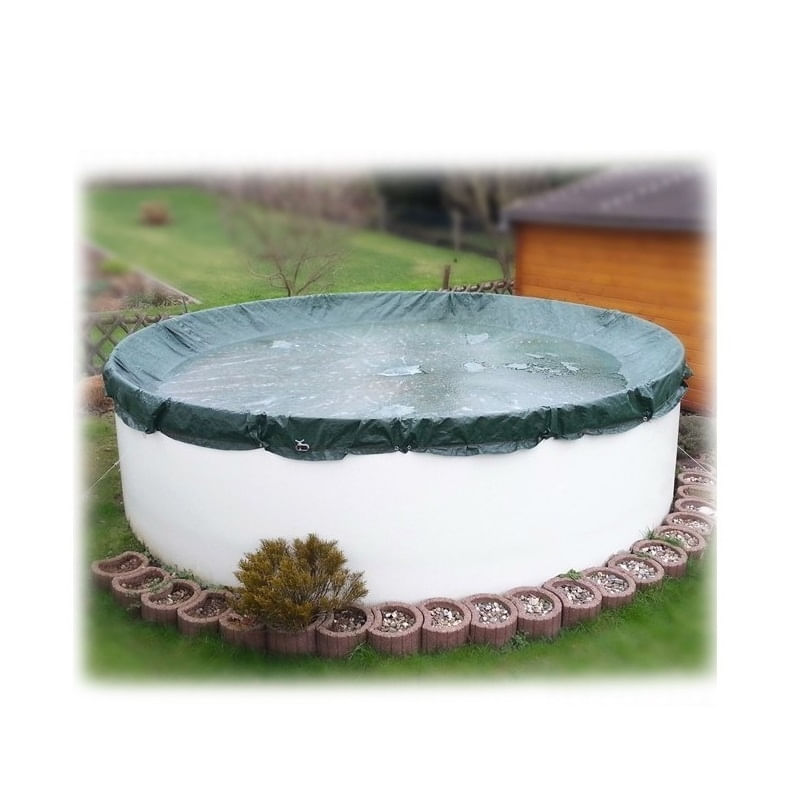 Auto si Moto - Intretinere auto - Huse auto - Prelata impermeabila din polietilena laminata Dema 24707, verde, 5 x 8 m - Infinity.ro