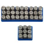 Casa si Gradina - Constructii - Scule de mana si unelte - Accesorii scule de mana - Trusa de poansoane cu litere si cifre Dema 18501, 10 mm, 36 piese - Infinity.ro