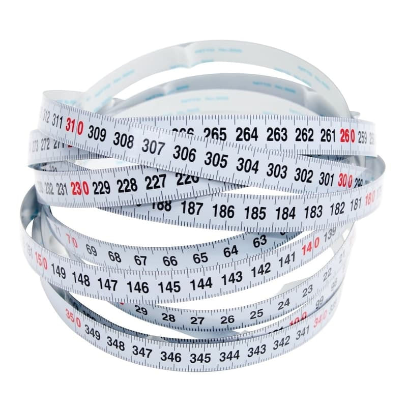 Casa si Gradina - Constructii - Scule de mana si unelte - Unelte de masurat - Metru banda cu adeziv Kreg KMS7728, gradatie dreapta-stanga, 3.5x12 mm - Infinity.ro