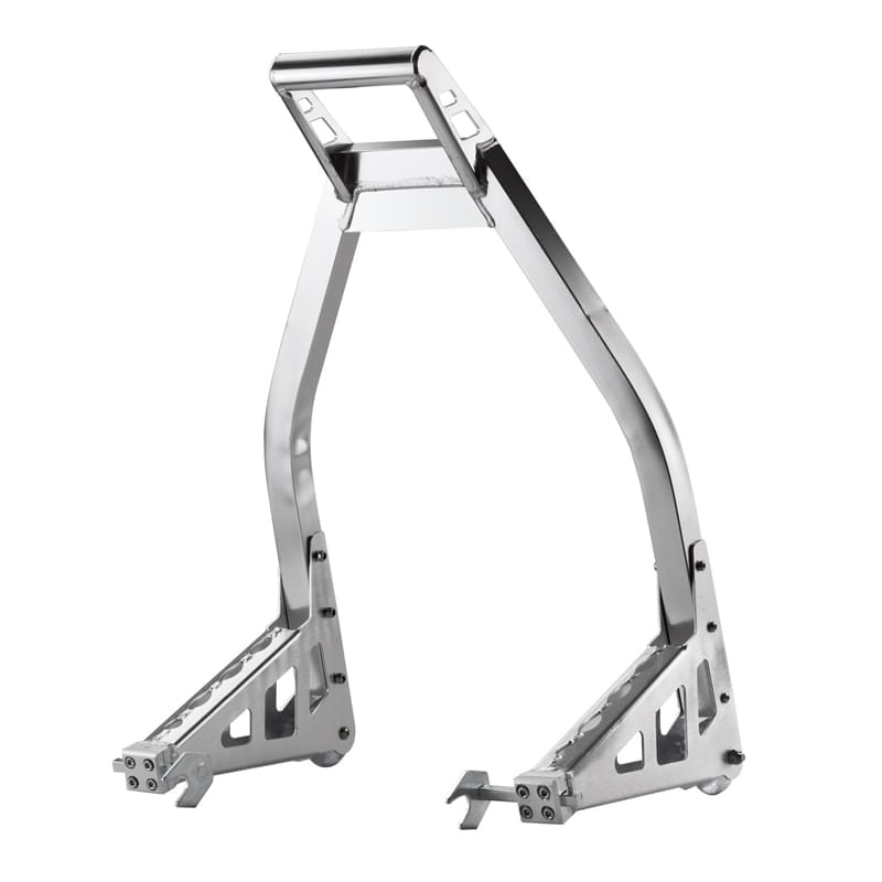 Casa si Gradina - Constructii - Depozitare, transport si protectie - Echipamente pentru transport si ridicat - Stand motocicleta din aluminiu pentru roata din spate Dema 24196, 225 Kg - Infinity.ro