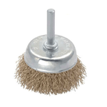 Casa si Gradina - Constructii - Scule electrice si accesorii - Accesorii polizare si slefuire - Perie de sarma tip cupa cu tija Troy 27702-50, 50 mm - Infinity.ro