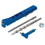 Casa si Gradina - Constructii - Scule electrice si accesorii - Seturi si accesorii pentru gaurit si insurubat - Dispozitiv mobil de ghidare pentru gaurire la unghi in lemn Jig 30 Kreg KPHJ310-INT - Infinity.ro