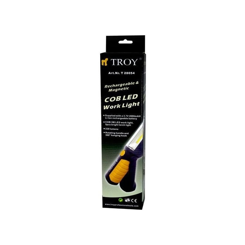 Casa si Gradina - Corpuri si surse de iluminat - Iluminat comercial si industrial - Proiectoare si lampi de lucru - Lampa de lucru cu acumulator reincarcabil Troy 28054, 12-220 V - Infinity.ro