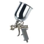 Casa si Gradina - Constructii - Vopsea si tencuieli - Pistoale si sisteme de vopsit si tencuit - Pistol de vopsit cu aer comprimat Troy 18673, 600 ml, Ø2.5 mm - Infinity.ro