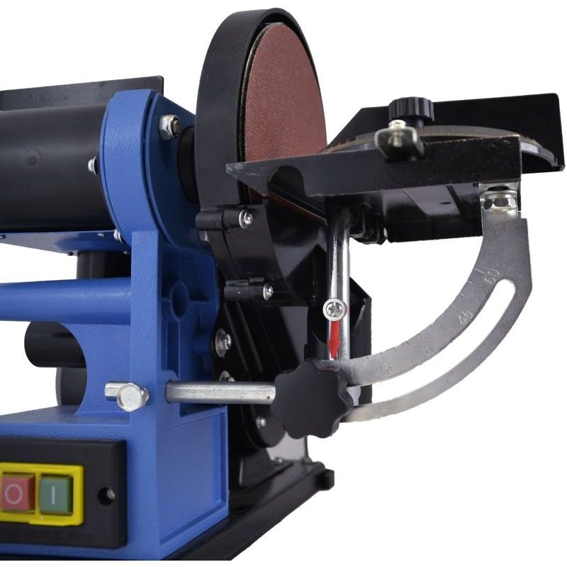 Casa si Gradina - Constructii - Scule electrice si accesorii - Slefuitoare - Masina de slefuit cu banda si disc GBTS 400 Guede 55135, 350 W, 1450 rpm - Infinity.ro