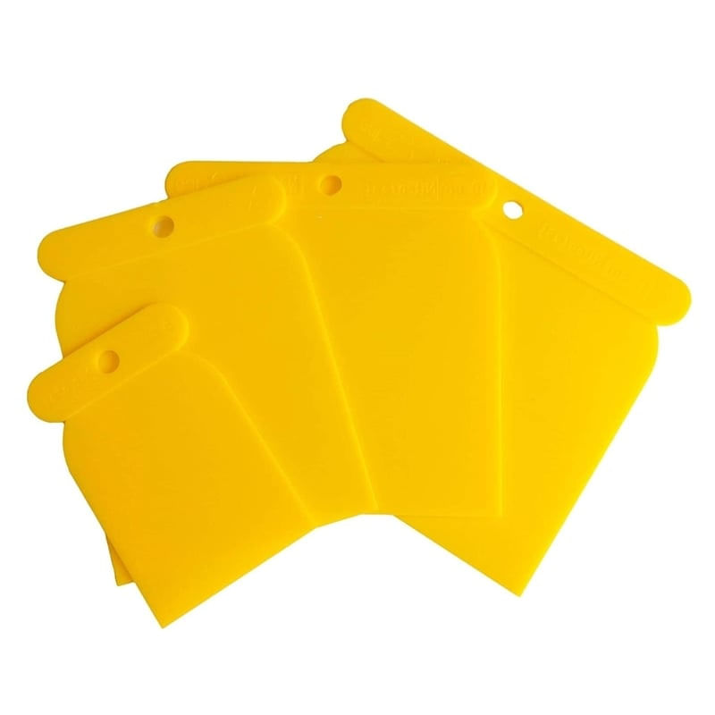 Casa si Gradina - Constructii - Vopsea si tencuieli - Unelte de vopsit si tencuit - Set spacluri pentru chit Mannesmann 616-P, 4 piese - Infinity.ro