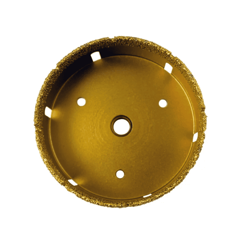 Casa si Gradina - Constructii - Scule electrice si accesorii - Seturi si accesorii pentru gaurit si insurubat - Carota diamantata pentru polizor unghiular Troy 27450-105mm, Ø105 mm - Infinity.ro