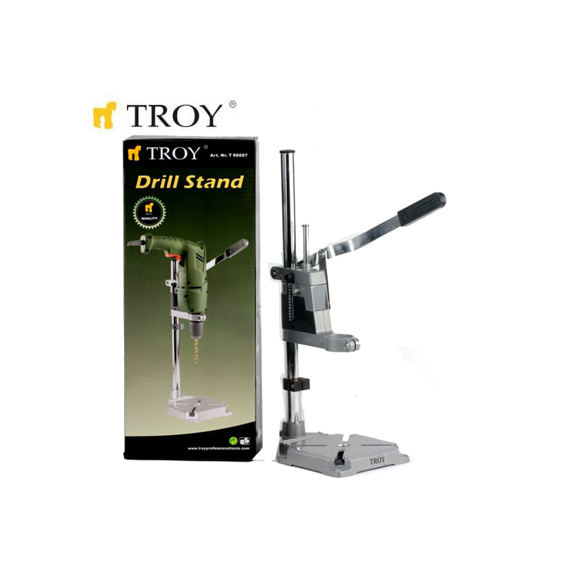 Casa si Gradina - Constructii - Scule electrice si accesorii - Seturi si accesorii pentru gaurit si insurubat - Suport bormasina Troy 90007, Ø38-43 mm - Infinity.ro