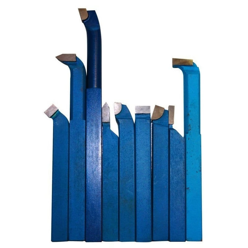 Casa si Gradina - Constructii - Scule electrice si accesorii - Scule multifunctionale si accesorii - Set de cutite pentru strunjire metal de diferite forme Guede 40322, 9 piese - Infinity.ro