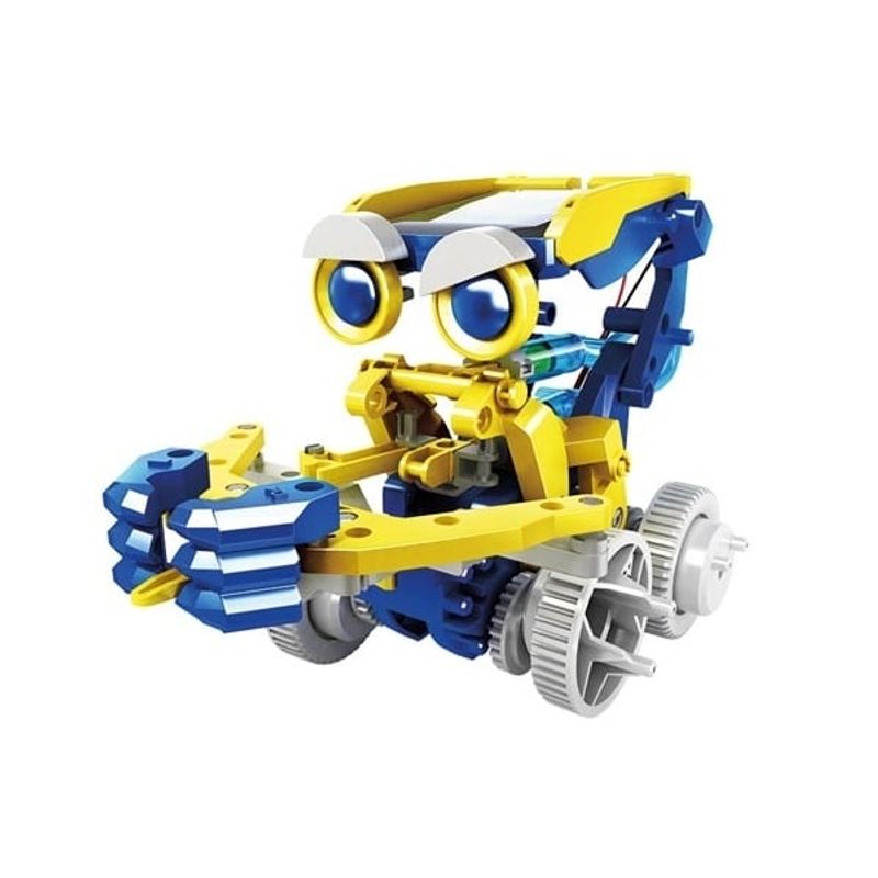 Jucarii, Copii si Bebe - Jucarii si jocuri - Vehicule si jucarii cu telecomanda - Roboti de jucarie - Set constructie robot solar si hidraulic Velleman KSR17, 12 in 1 - Infinity.ro