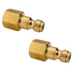 Casa si Gradina - Sanitare - Instalatii hidro - Fitinguri - Set racorduri aer comprimat cu filet interior IG SB Guede 41028, 1/4, Ø12 mm, 2 bucati - Infinity.ro