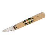 Sport si Outdoor - Camping - Cutite, bricege si accesorii - Cutite si bricege - Cutit cu ascutis oblic pentru intarsie in lemn Kirschen 3356000, 135 mm - Infinity.ro