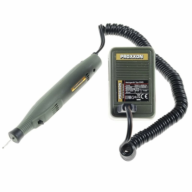 Casa si Gradina - Constructii - Scule electrice si accesorii - Scule multifunctionale si accesorii - Masina de gravat sticla cu transformator Micromot GG 12 Proxxon 28635, 12 V, 20000 rpm - Infinity.ro