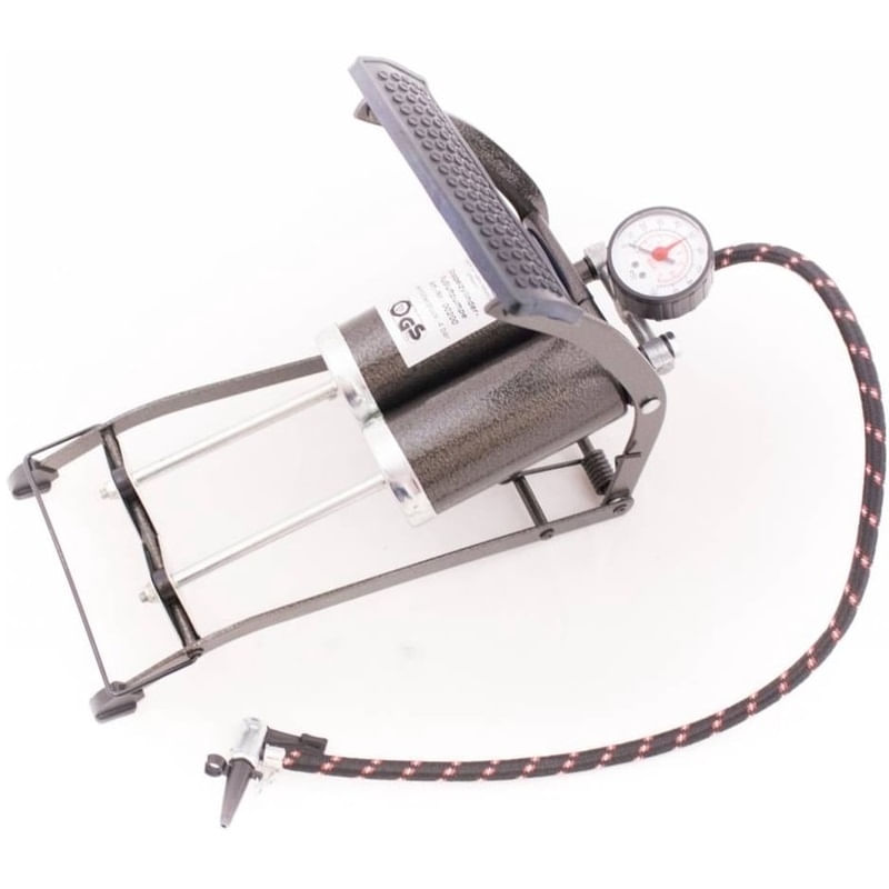 Sport si Outdoor - Accesorii si echipamente sportive - Alte accesorii sportive - Pompa cu manometru Mannesmann 00200, 2 pistoane - Infinity.ro