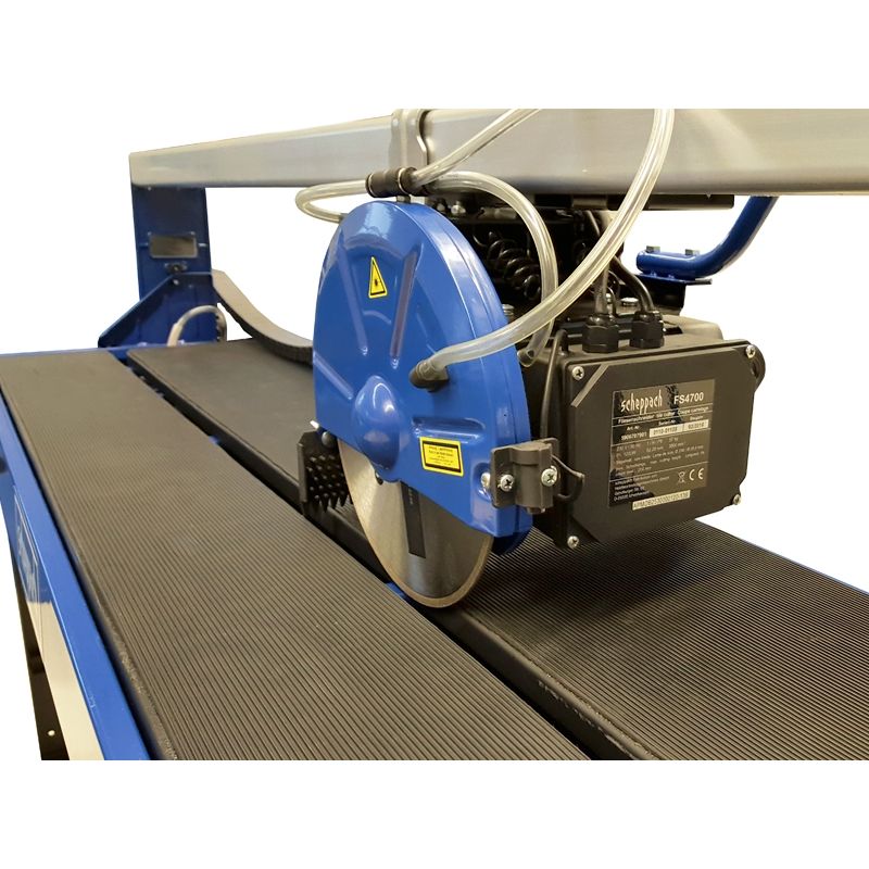 Casa si Gradina - Constructii - Gresie si faianta - Accesorii gresie si faianta - Masina de taiat marmura, piatra si travertin cu sistem de racire pe apa FS4700 Scheppach 5906707901, 1200 W, Ø230 mm - Infinity.ro