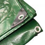 Auto si Moto - Intretinere auto - Huse auto - Prelata impermeabila din polietilena laminata Dema 24709, verde, 6 x 10 m - Infinity.ro