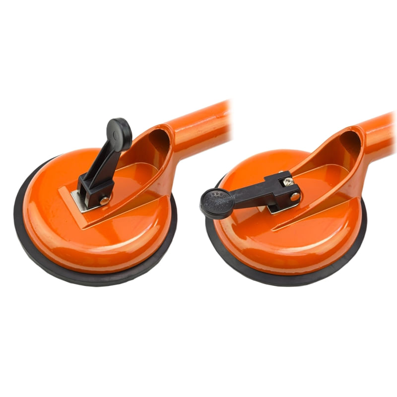 Casa si Gradina - Constructii - Depozitare, transport si protectie - Echipamente pentru transport si ridicat - Dispozitiv pentru manipulat cu ventuza GH 100 Alu Dema 17153, Ø115 mm, 2 brate - Infinity.ro