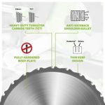 Casa si Gradina - Constructii - Scule electrice si accesorii - Accesorii fierastraie electrice - Disc pentru fierastrau circular, taiere multifunctionala Evolution FURYBLADE255MULTI-3185, Ø255 x 25.4 mm, 24 dinti - Infinity.ro