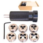 Casa si Gradina - Constructii - Scule electrice si accesorii - Scule multifunctionale si accesorii - Set filiere si suport Micromot Proxxon 24082, M3-M10, 7 piese - Infinity.ro