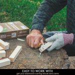 Jucarii, Copii si Bebe - Jucarii si jocuri - Jucarii & jocuri educative - Seturi de artizanat - Set de blocuri din lemn pentru sculptura BeaverCraft BW16, 16 piese - Infinity.ro