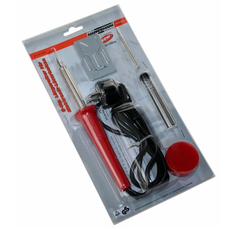 Casa si Gradina - Constructii - Scule electrice si accesorii - Pistoale de lipit - Set ciocan de lipit si accesorii Mannesmann 49116, 30 W, 5 piese - Infinity.ro