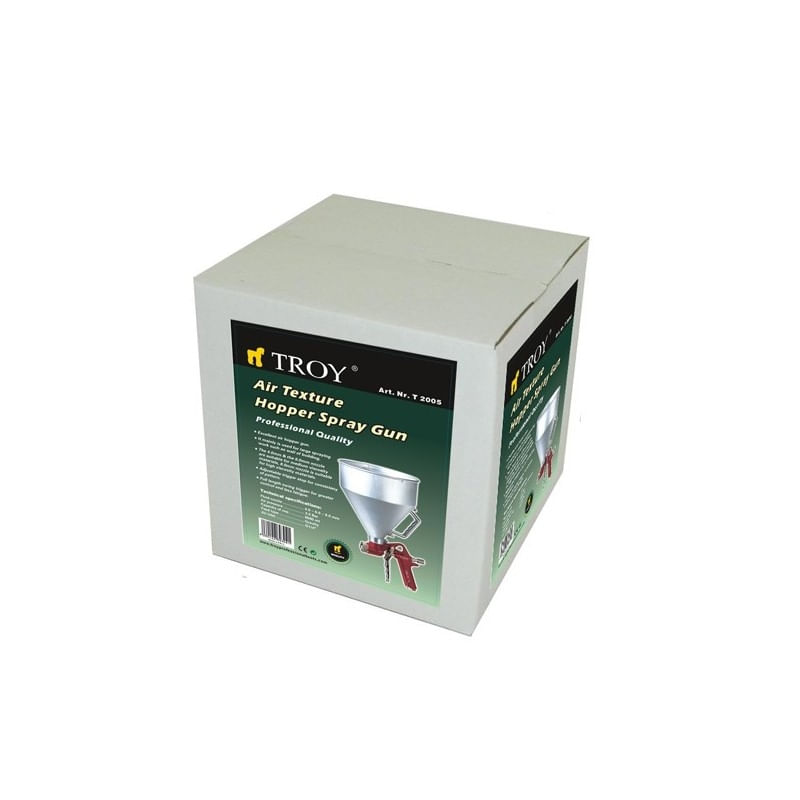 Casa si Gradina - Electrice - Echipamente electrice - Accesorii compresoare - Pistol cu aer comprimat cu duze pentru diferite materiale Troy 2005, 6 l, 3 duze - Infinity.ro