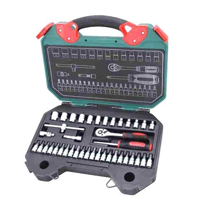 Casa si Gradina - Constructii - Scule de mana si unelte - Chei si truse chei - Trusa chei tubulare si biti Troy 26100, 40 piese - Infinity.ro