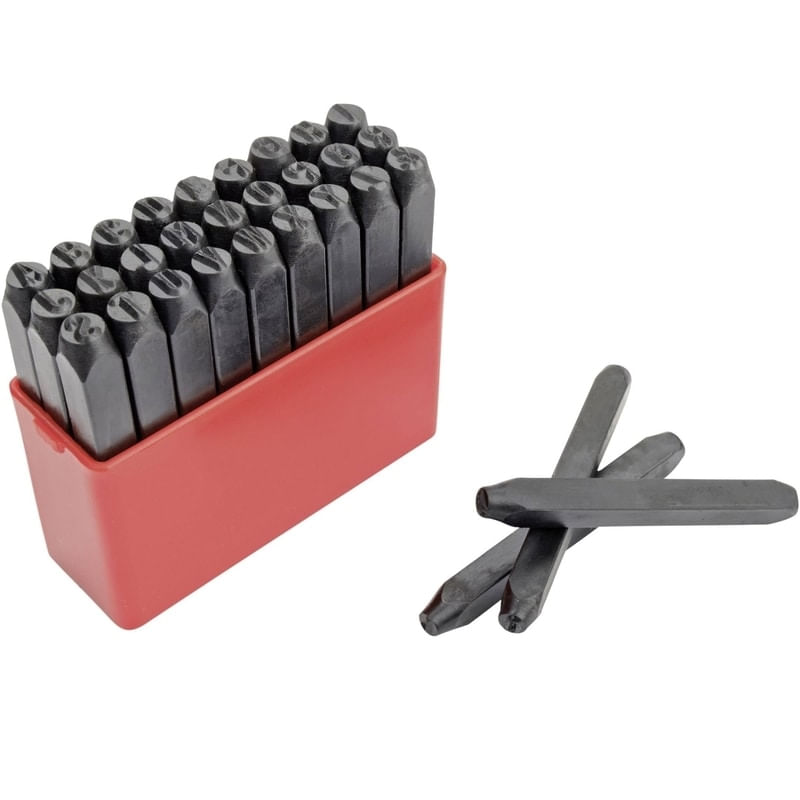 Casa si Gradina - Constructii - Scule de mana si unelte - Accesorii scule de mana - Set poansoane de marcat litere Mannesmann 243-B-3, 3 mm, 27 piese - Infinity.ro