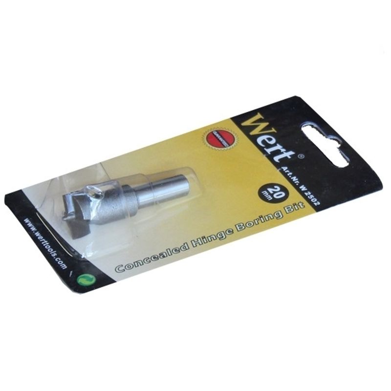 Casa si Gradina - Constructii - Scule electrice si accesorii - Accesorii pentru frezare - Freza pentru gauri in lemn armata cu placa de carbura de wolfram Wert 2502, Ø20 mm - Infinity.ro