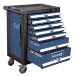 Casa si Gradina - Constructii - Depozitare, transport si protectie - Organizatoare si cutii scule - Carucior portabil cu scule TW1000 Scheppach 5909304900, 7 sertare, 263 piese - Infinity.ro