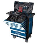 Casa si Gradina - Constructii - Depozitare, transport si protectie - Organizatoare si cutii scule - Carucior portabil cu scule TW1000 Scheppach 5909304900, 7 sertare, 263 piese - Infinity.ro